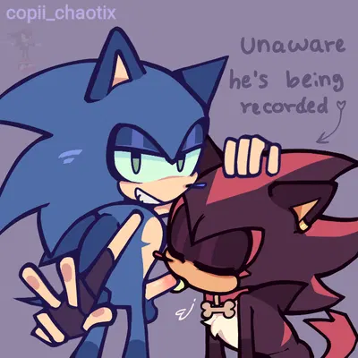 shadow the hedgehog, sonic the hedgehog (sega, sonic the hedgehog (series)) created by copii chaotix