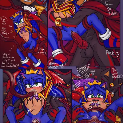 shadow the hedgehog, sonic the hedgehog (sega, sonic the hedgehog (series)) created by ninelivesaved