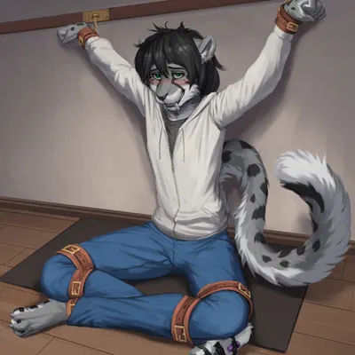 snowy cheetah created by foxovh