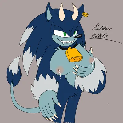sonic the hedgehog, sonic the werehog (sega, sonic the hedgehog (series)) created by rubberh0es