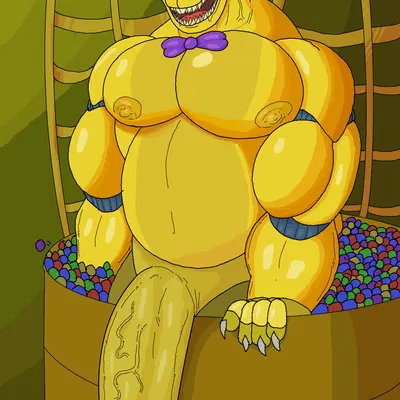 spring bonnie (fnaf) (five nights at freddy's, into the pit) created by nastybluepal