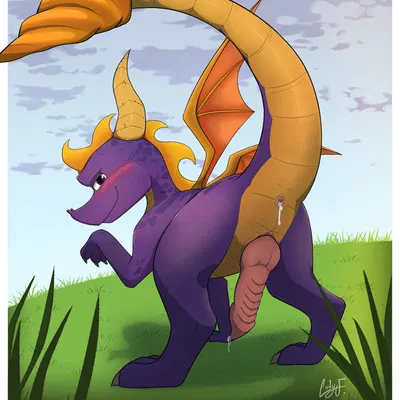spyro (activision, mythology) created by codyf0xx