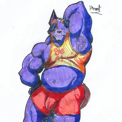 stripe heeler (bluey (series)) created by pinumontbalou