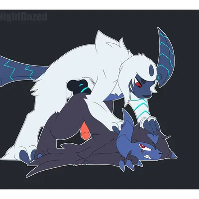 styx (blue-wolfy), white claw (kerasol7) (nintendo, pokemon) created by nightdazed