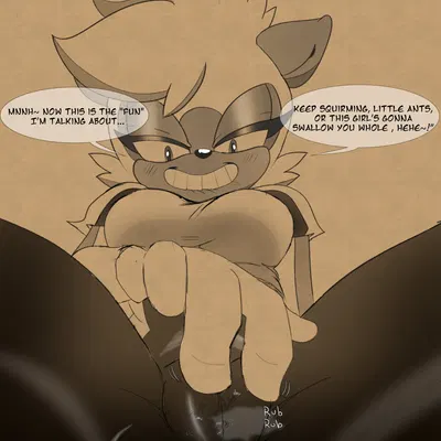 tangle the lemur (idw publishing, sega) created by mo1strudikal