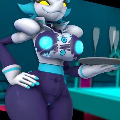 tasque manager (deltarune, undertale (series)) created by furry ghosty