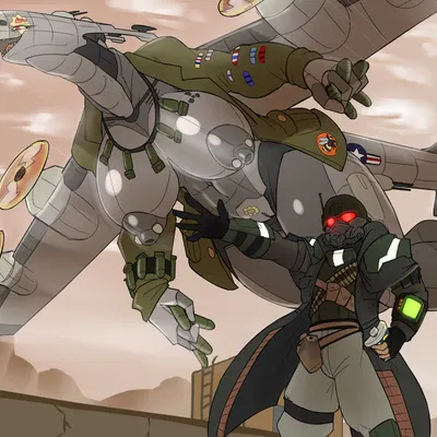 the courier (fallout) (b-29, boeing) created by chorsinnell39