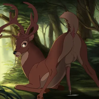 the great prince of the forest (bambi (film), disney) created by holidaypup