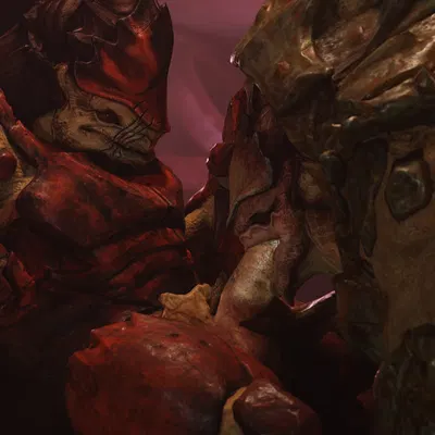 the patriarch (mass effect), urdnot wrex (bioware, electronic arts) created by rooking