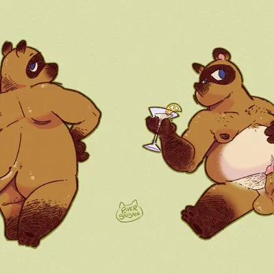 tom nook (animal crossing) (animal crossing, nintendo) created by riversausage