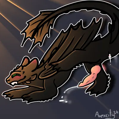 toothless (dreamworks, european mythology) created by avexcity