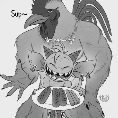 tush (character) created by tush (artist)