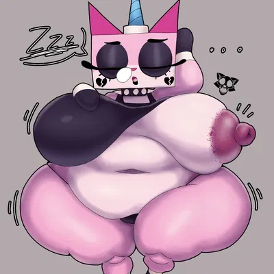 unikitty (cartoon network, lego) created by crowundeadcat