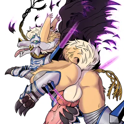 wanpaku (bandai namco, digimon) created by rathmutatio