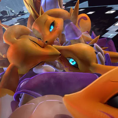 warfare renamon (bandai namco, digimon) created by kespr