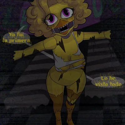withered chica (fnaf) (five nights at freddy's, five nights at freddy's 2) created by yerolay