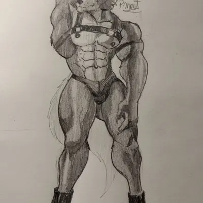 wolf o'donnell (nintendo, star fox) created by pinumontbalou