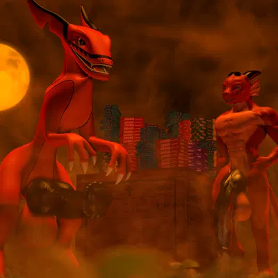 wyldfyr (dragon booster, mythology) created by aceydrgn