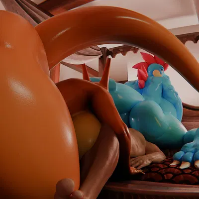 yuki (evov1), yukigatr (evov1), yukizard (evov1) (nintendo, pokemon) created by tigermafia