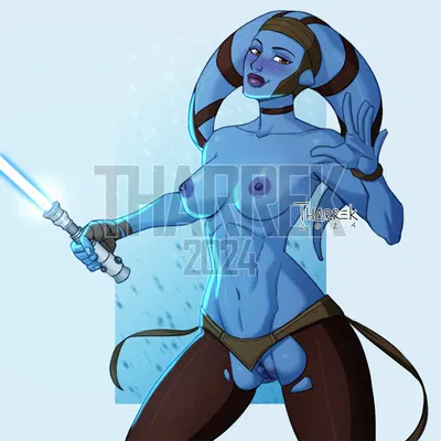 aayla secura (star wars) created by tharrek