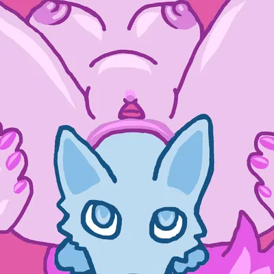 abdominal bulge, almost fully inside, ambiguous feral, ambiguous gender