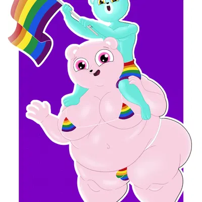 achuchones (unicorn wars), gordi (unicorn wars) (lgbt pride month, unicorn wars) created by itsme hilo