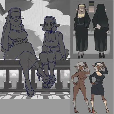 ahri (spikedmauler), pela (spikedmauler) created by saucymauler