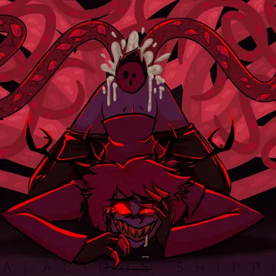 alastor (hazbin hotel) (hazbin hotel, hellaverse) created by salaciousships