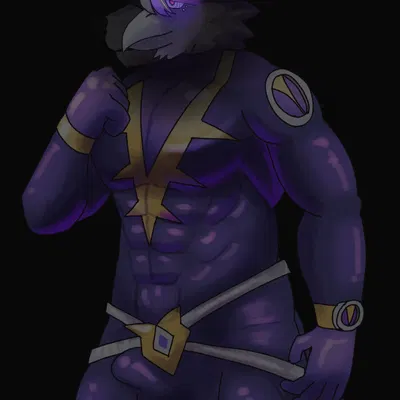 alchiba, purple wolf villain (live a hero), wolf villain (live a hero) (lifewonders, live a hero) created by haha-yea, tennanik