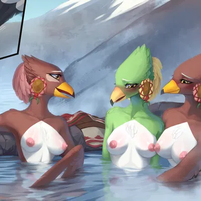 amali (tloz), bedoli (tloz), cecili (tloz) (breath of the wild, nintendo) created by spotty.cat