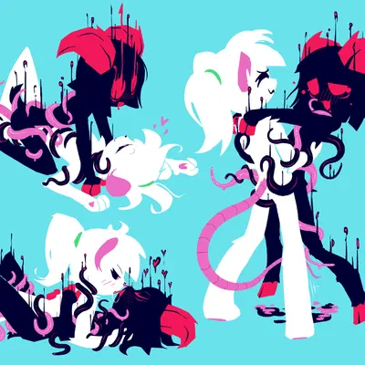 amara (axedraws), reggie (whygena) created by horizon-fucker