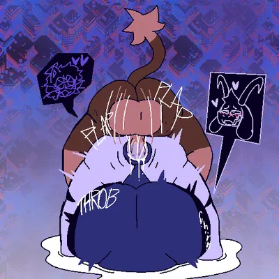 amber (felineflustered), asriel dreemurr (god form) (undertale, undertale (series)) created by felineflustered