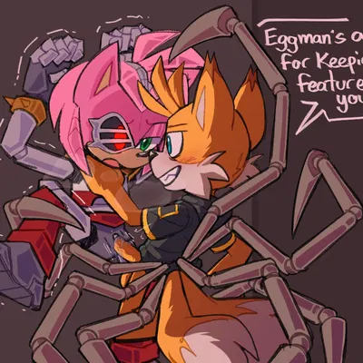 amy rose, miles prower, rusty rose (netflix, sega) created by duncanscocc