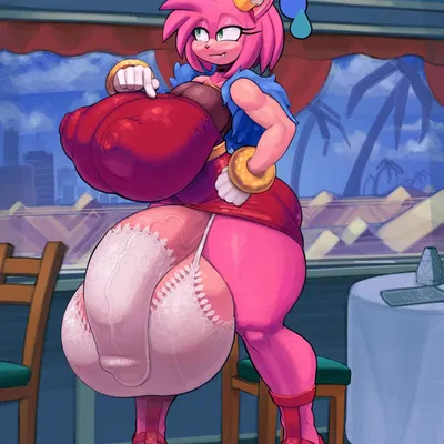 amy rose (sega, sonic the hedgehog (series)) created by snao