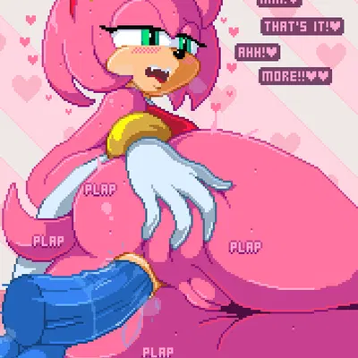 amy rose, sonic the hedgehog (sega, sonic the hedgehog (series)) created by countmoxi