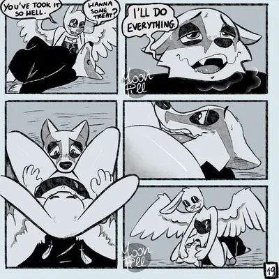 angel gabby, francis (angel hare) (angel hare, the east patch) created by moonpill