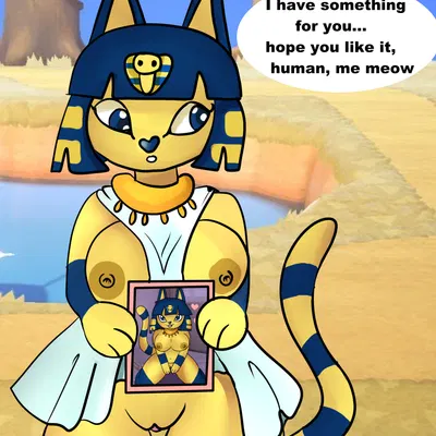 ankha (animal crossing) (animal crossing, nintendo) created by anykoe