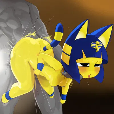 ankha (animal crossing) (animal crossing, nintendo) created by mdthetest