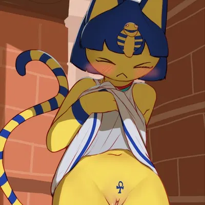 ankha (animal crossing) (animal crossing, nintendo) created by sniffsnorf
