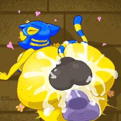 ankha (animal crossing) (animal crossing, nintendo) created by toilet man