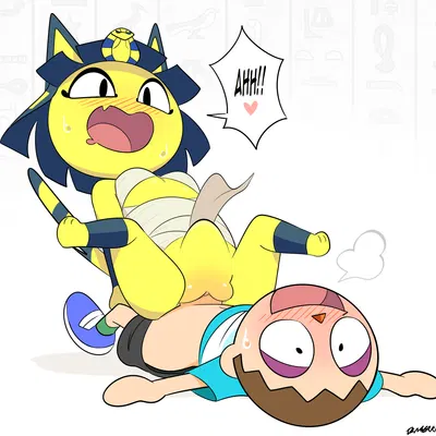 ankha (animal crossing), villager (animal crossing) (animal crossing, ankha zone) created by dangerking11