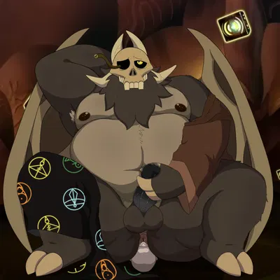 anon, papa titan (the owl house) (disney, the owl house) created by kuma uke