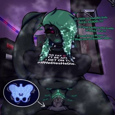 anon, sall (mistyy draws) (dear fat girl (meme)) created by mistyy dark story (artist)