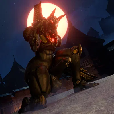 anubis, reaper (overwatch) (blizzard entertainment, egyptian mythology) created by anonymousfm