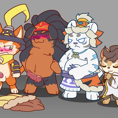 ao bai (gunfire reborn), crown prince (gunfire reborn), lei luo (gunfire reborn) (gunfire reborn) created by 00freeze00