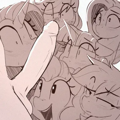 applejack (mlp), fluttershy (mlp), pinkie pie (mlp) (friendship is magic, hasbro) created by welost