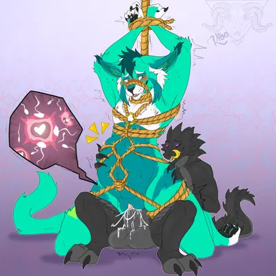 aqua the lynx, eitri created by kibacreations