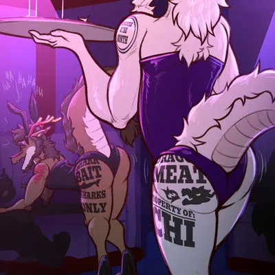 arin (daxhush), rammy (rammygoldfinch) (mythology) created by daxhush