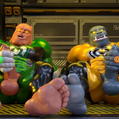 arkillo, kilowog (dc comics, green lantern) created by darkviperbara