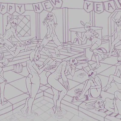 babs bunny, bianca (spyro), black betty (zebra girl) (activision, archie comics) created by analpaladin